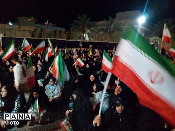 حماسه‌ای دیگر در شهرستان کهنوج با حضور مردم 