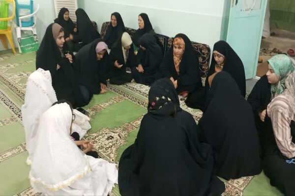تجلیل از دختران هیات علی اکبر و پایگاه شهدا شبانکاره