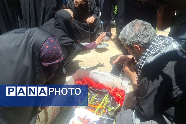 مراسم تشییع پیکر سردار شهید غلامحسین غیب پرور