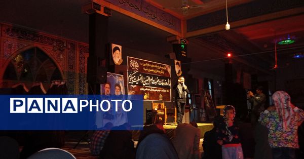 مراسم وفات ام الشهدا حضرت ام‌البنین در مسجد قدس نیشابور 