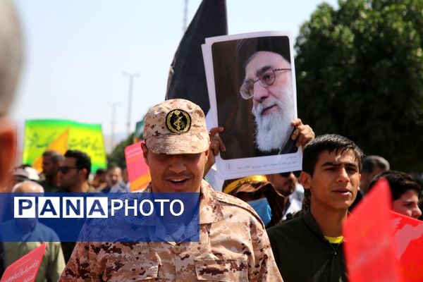 راهپیمایی روز قدس در تنگستان