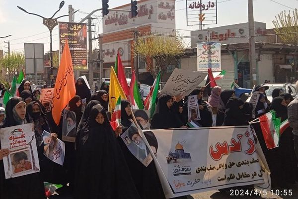 حضور پرشور مردم ناحیه یک شهرری در راهپیمایی روز جهانی قدس