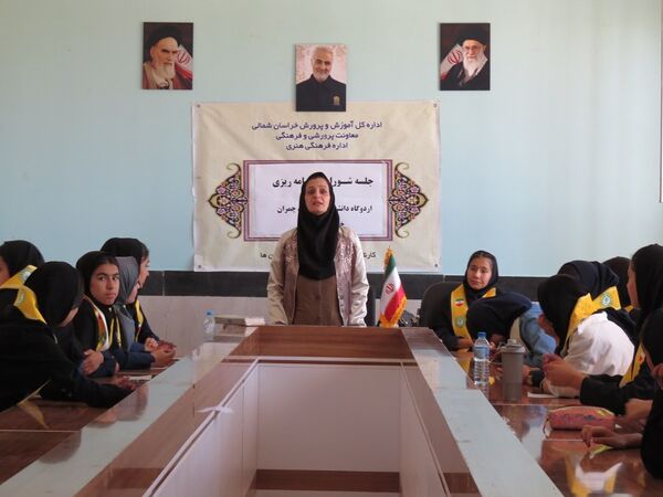 اردوی تمشک دختران بجنورد در اردوگاه شهید چمران 