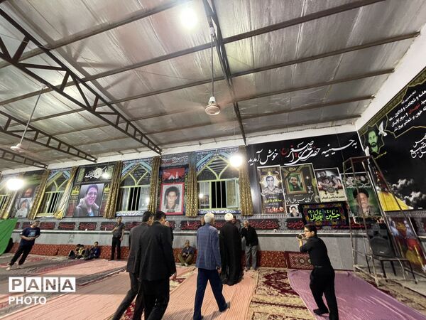بازدید امام جمعه کاشمر از هیأت های مذهبی روستای فرگ