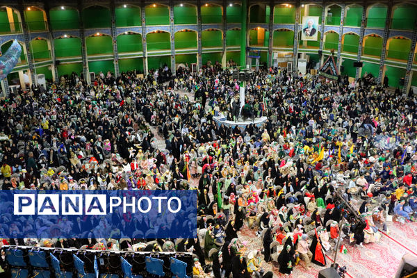 اجتماع عظیم سربازان کوچک صاحب الزمان(عج) یزد