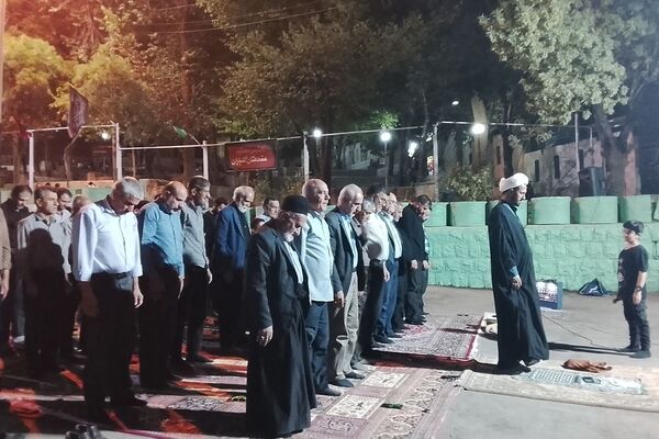 زمزمه بندگی در جوار امامزاده سید سعید شهر چلیچه