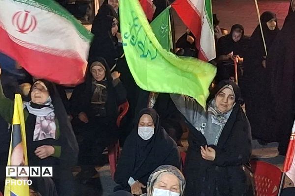 فیروزکوه در صدمین شب استقامت