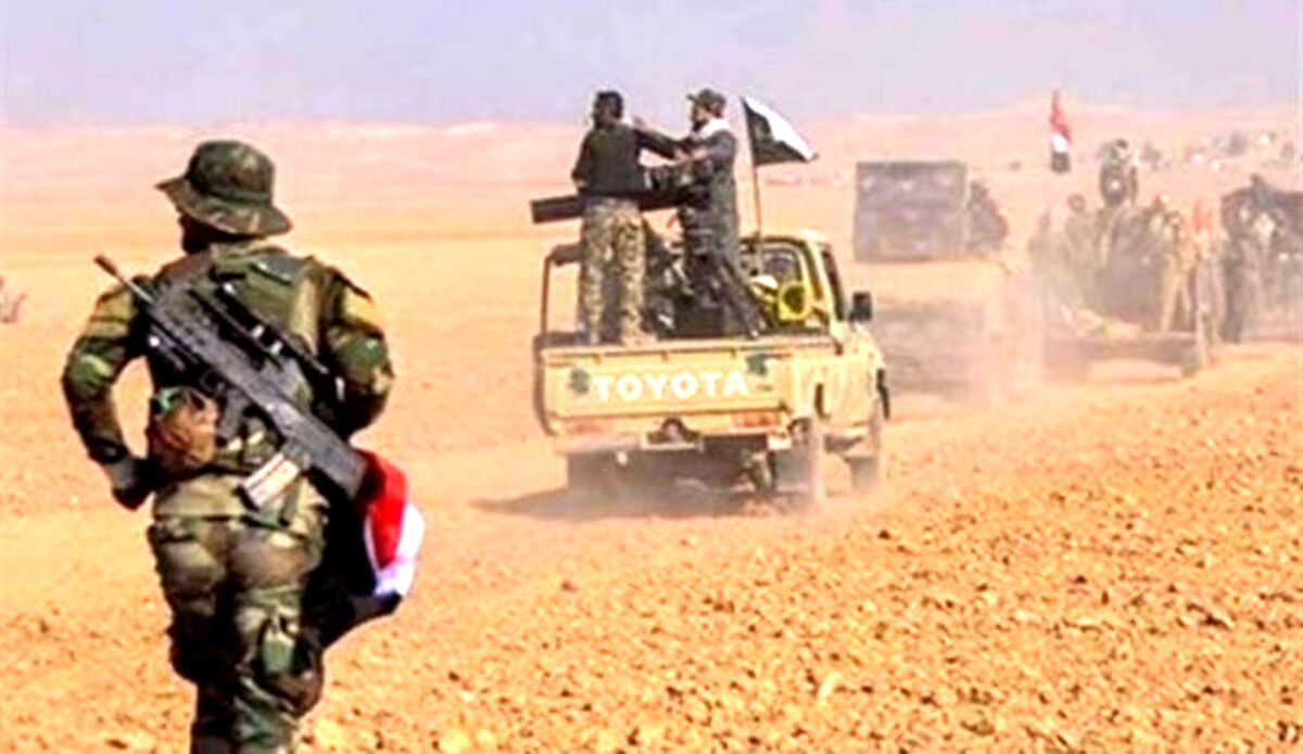 حملات ارتش و الحشد الشعبی علیه مواضع داعش در عراق