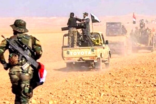 حملات ارتش و الحشد الشعبی علیه مواضع داعش در عراق