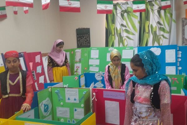 برپایی نمایشگاه طرح جابر در مدرسه حسنا بهارستان‌۲