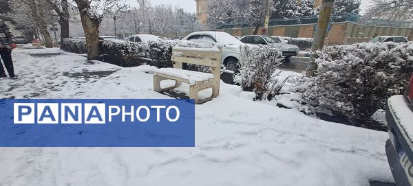 شهر نیشابور سفید پوش شد 