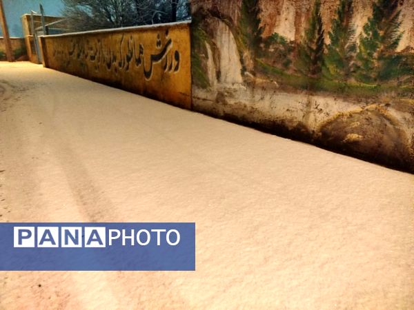 برف میهمان کاشمر شد