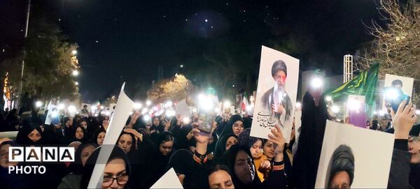برگزاری سومین روز عزاداری رهبر شهید در نیشابور 
