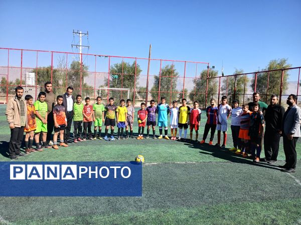 مسابقه فوتبال دوستانه در آموزشگاه شهید ابراهیم رضوی