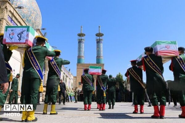 وداع، تشییع و تدفین سه پاسدار شهید سپاه انصارالمهدی(عج) در زنجان