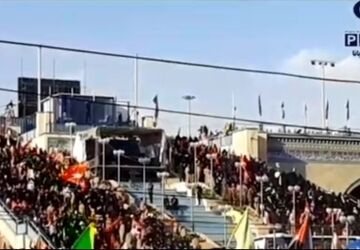 تجلیِ حماسه‌ی وداع و همبستگی ملی در سوگ رهبر و خانواده‌ی شهیدایشان در مصلی امام خمینی تهران 