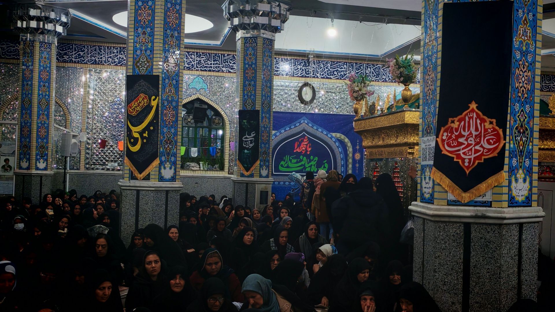  مراسم احیا در شب بیست و سوم قدر در بی بی شطیطه نیشابور 