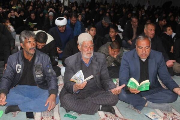 آیین پرفیض شب بیست‌ویکم ماه رمضان در مصلای امام رضا(ع) مارگون