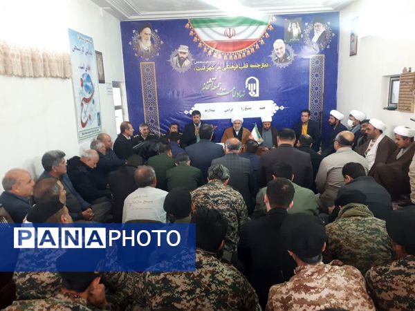 دیدار بسیجیان شهرستان سملقان با امام جمعه آشخانه 