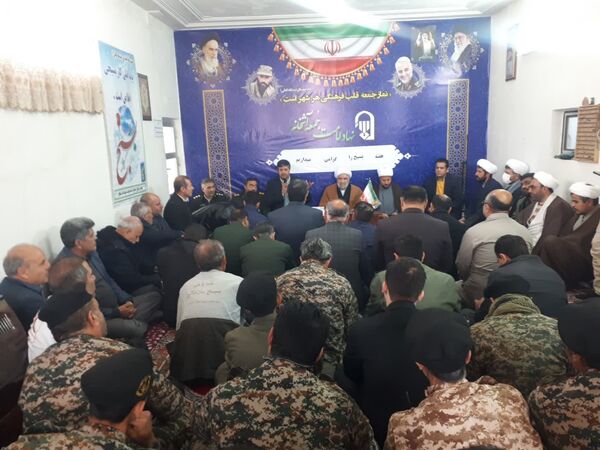 دیدار بسیجیان شهرستان سملقان با امام جمعه آشخانه 