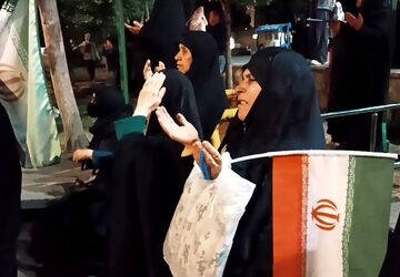  پنجاهمین و دومین شب از اجتماعات در آرامگاه بانو بی بی شطیطه شهرستان نیشابور 