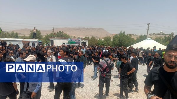 مراسم خیمه سوزان در شهر طاقانک