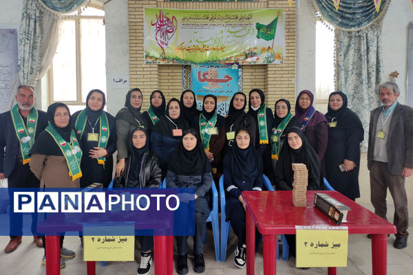 برگزاری مسابقات بازی فکری رشته جنگا ناحیه 4 شیراز