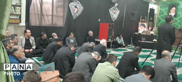 چهلمین روز شهادت امام خامنه‌ای در آموزش و پرورش تبادکان