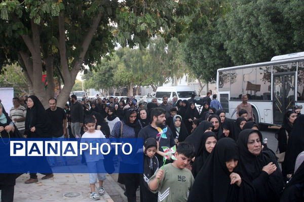 پیاده‌روی جاماندگان اربعین حسینی در بوشهر