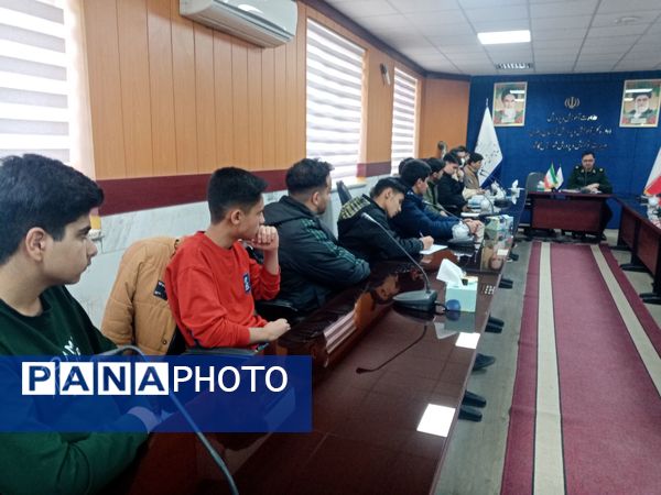 جلسه کمیته پشتیبانی بسیج دانش آموزی حوزه امام جعفر صادق علیه السلام