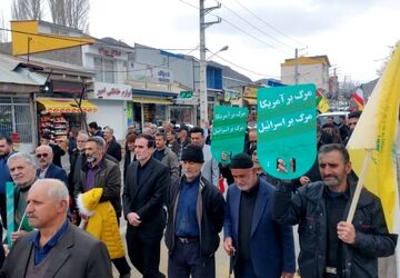 راهپیمایی روز قدس در بلده