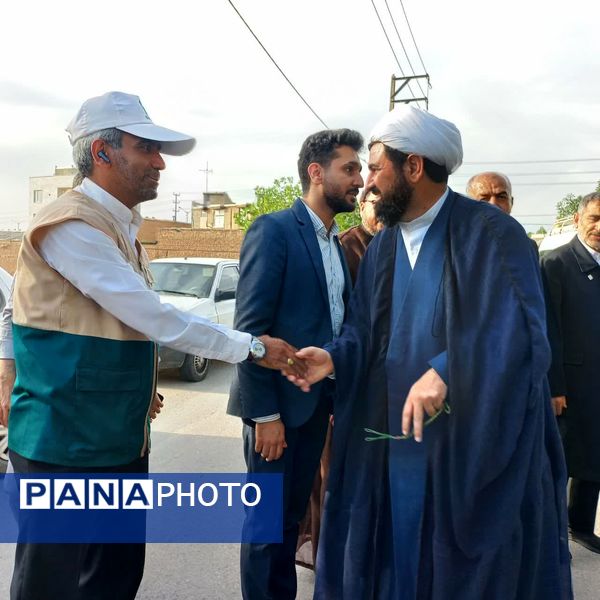 استقبال از خادمان حرم مطهر امام رضا (ع) در شهرستان فاروج 