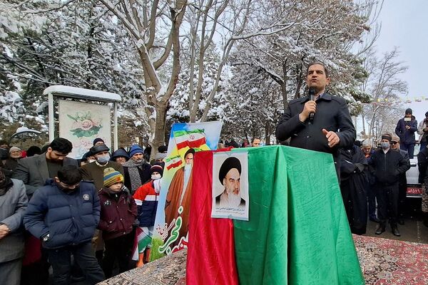 راهپیمایی باشکوه 22 بهمن در شهر فریمان