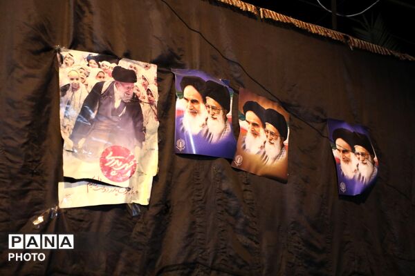  ادای احترام به ارتحال رهبر معظم انقلاب در شهرستان لنده 