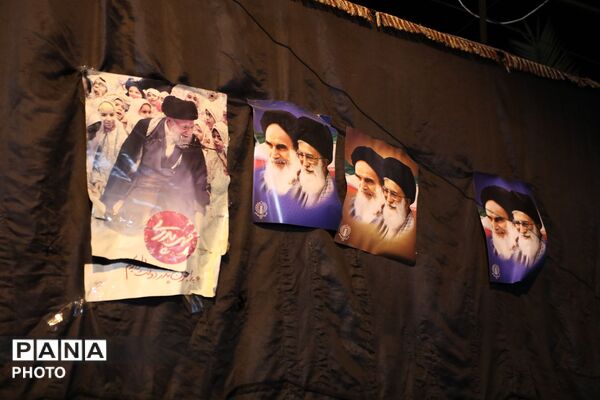  ادای احترام به ارتحال رهبر معظم انقلاب در شهرستان لنده 