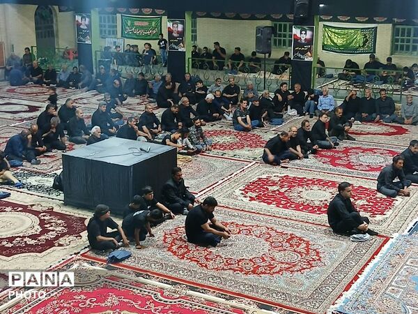 نوای محرم در حسینیه شهر بخ