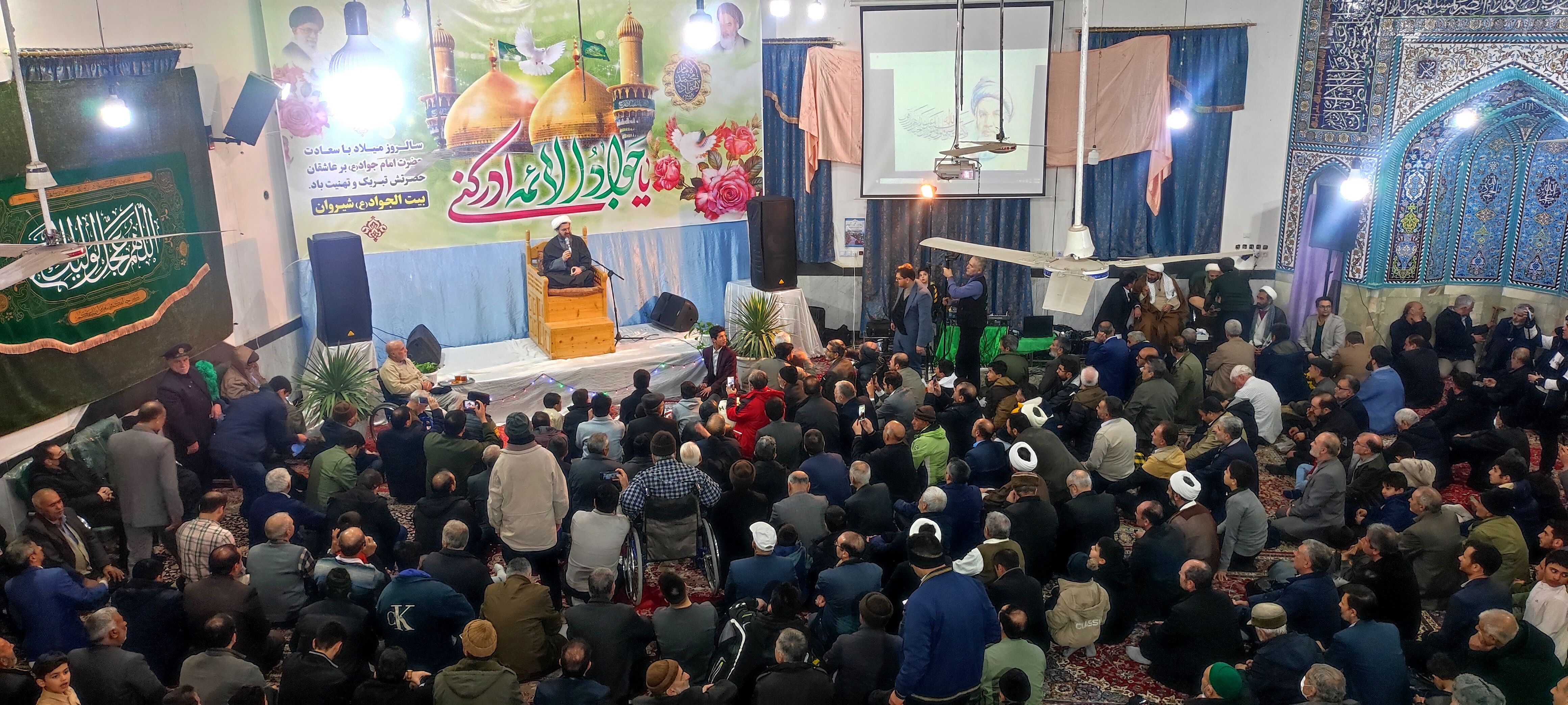 جشن بزرگ ولادت امام جواد (ع) در سالگرد عملیات کربلای پنج در بیت الجواد شیروان