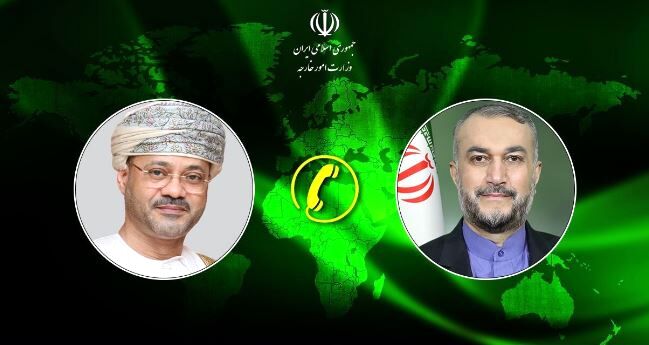 تاکید وزیران خارجه ایران و عمان بر آتش‌بس فوری در غزه و ارسال کمک‌های انسانی