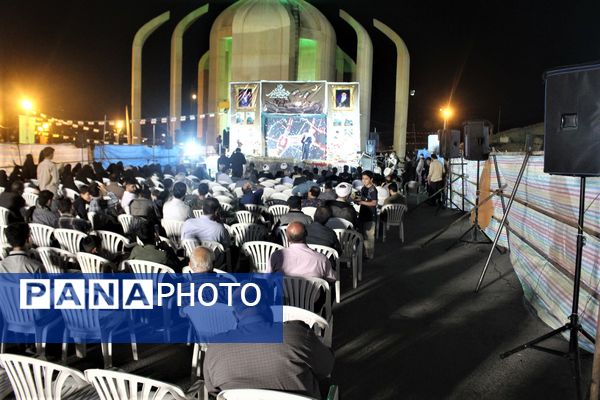 مراسم «شب‌های پرستاره اقتدار» در کوه خضر نبی قم