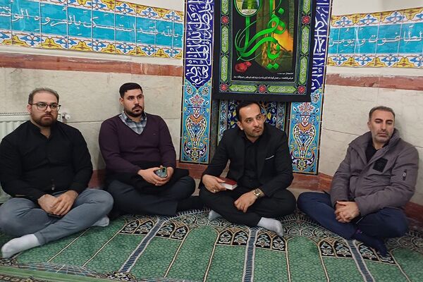 مراسم عزاداری حضرت فاطمه زهرا (س) در اداره آموزش و پرورش شهریار