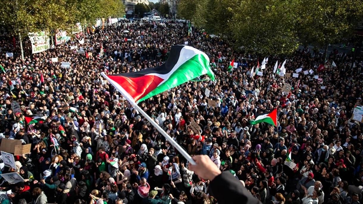 برگزاری ۱۰۵ تظاهرات در ۵۸ شهر مغرب در حمایت از مردم غزه