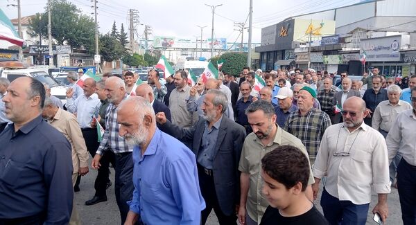 فریاد امت و راهپیمایی بشارت نصر در شهرستان محمودآباد