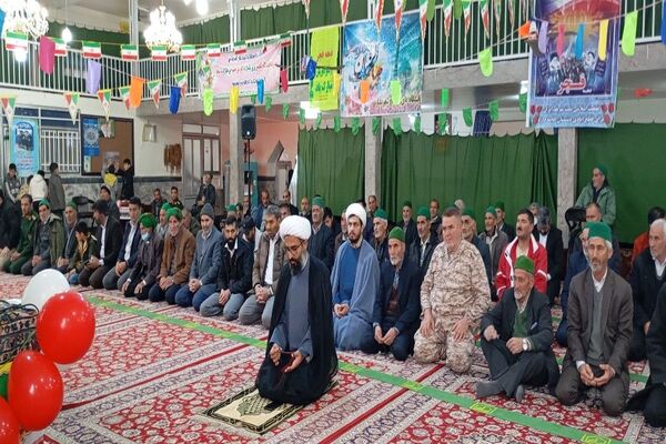 اقامه نماز جماعت ظهر و عصر در روز ۲۲بهمن  شهر بار نیشابور
