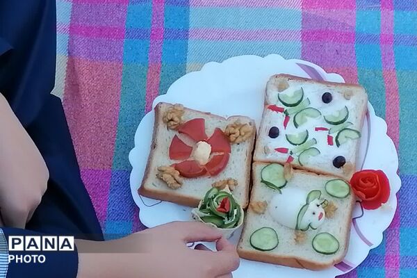 صبحانه سلامت در دبستان شهدای ارتش ناحیه چهار شیراز
