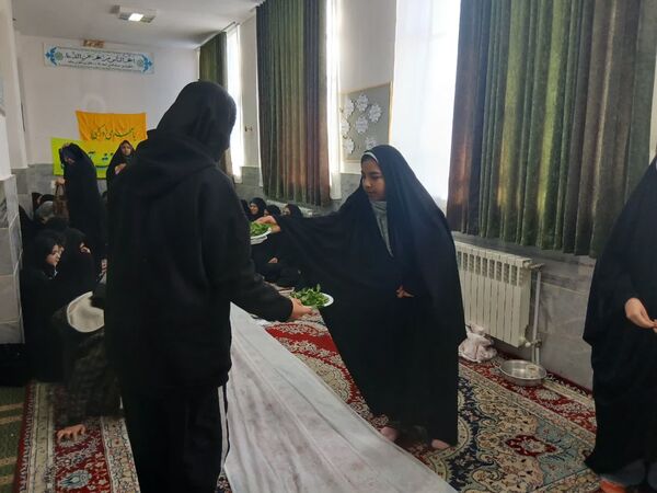دعای ندبه در مدرسه حضرت زهرا (س) نیر