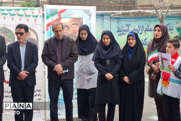 طنینِ «نهالِ امید» در دبستان ملاصدرا؛ تجدید میثاق با رهبر شهید و شهدای دانش‌آموز