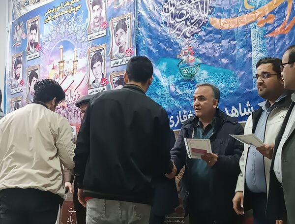 مراسم محفل انس باقرآن کریم دبیرستان شاهد ابوذر غفاری نیشابور