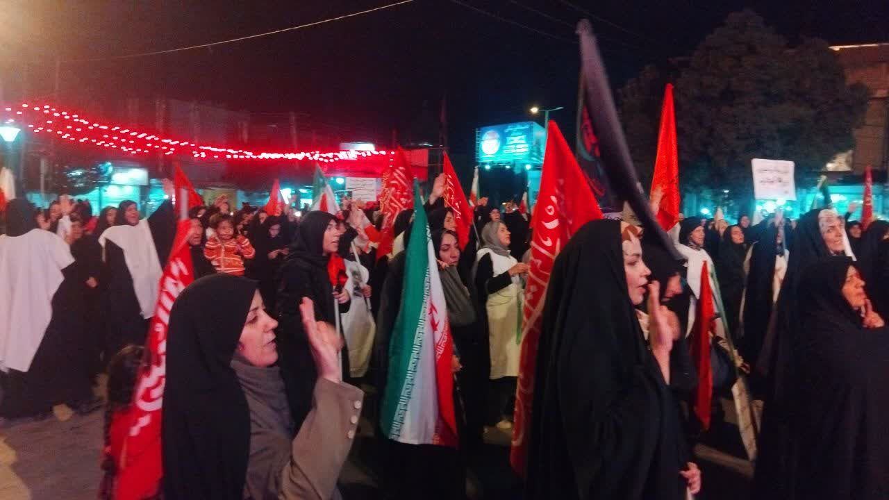 حضور حماسی نورآبادی‌ها در صد و نودمین موج بیعت