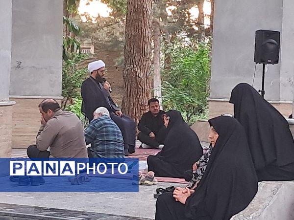 مراسم شهادت امام محمد باقر (ع) درکنار شهدای گمنام پارک وحدت آشخانه