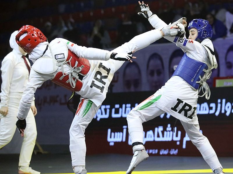 پیکار ۲۲ تکواندوکار در انتخابی تیم ملی بانوان
